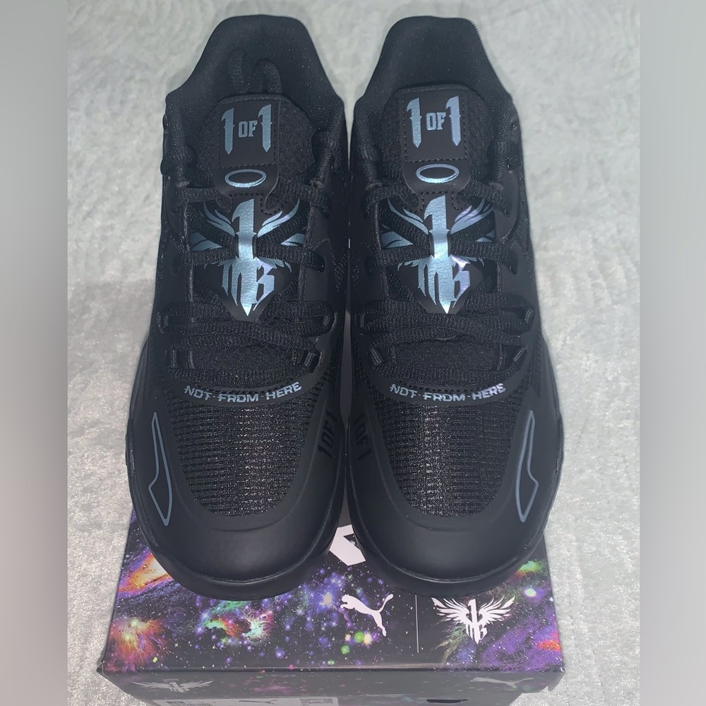 New in Box Men Puma LaMelo Ball MB. 01 Iridescent Dreams Black Shoes Size 12